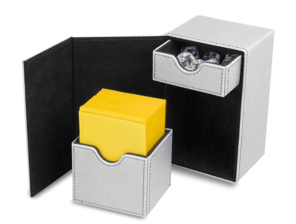 Bóveda de cubierta BCW con bandeja de dados extraíble blanca sellada Foto 3 de 3