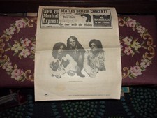 CREAM NME cover new musical express 1968 paper