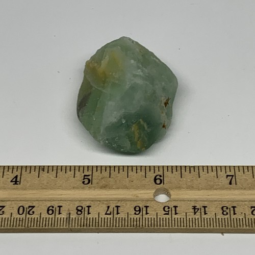 73.8g, 1.9"x1.5"x1.1" Fluorite Tumbled Rough/Semi- Polished @Mexico, B18685 - Picture 12 of 12