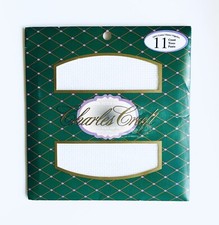 Charles Craft Cross Stitch Fabric - 11 Count - 12" x 18" - 100 Cotton - White