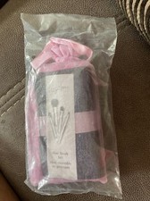 Mary Kay Mini Makeup Brush Set 4 Pc  Mirror Black Pink, FAST FREE SHIPPING. 