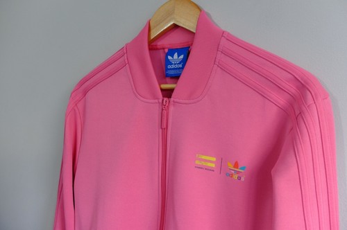 Adidas Originales X Pharrell Williams Chaqueta S Rosa Track TT Bomber 2015 - Imagen 6 de 15