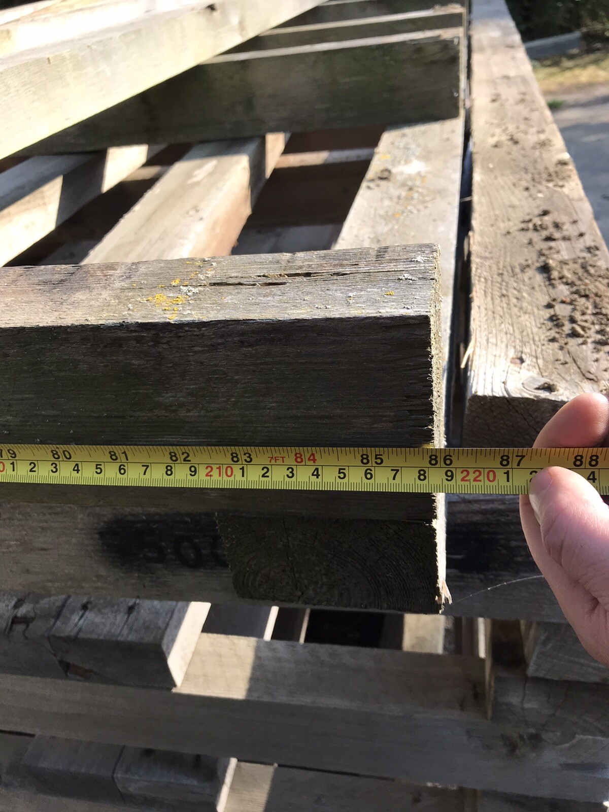 Very Large size, Very Heavy Duty used wooden pallet eBay