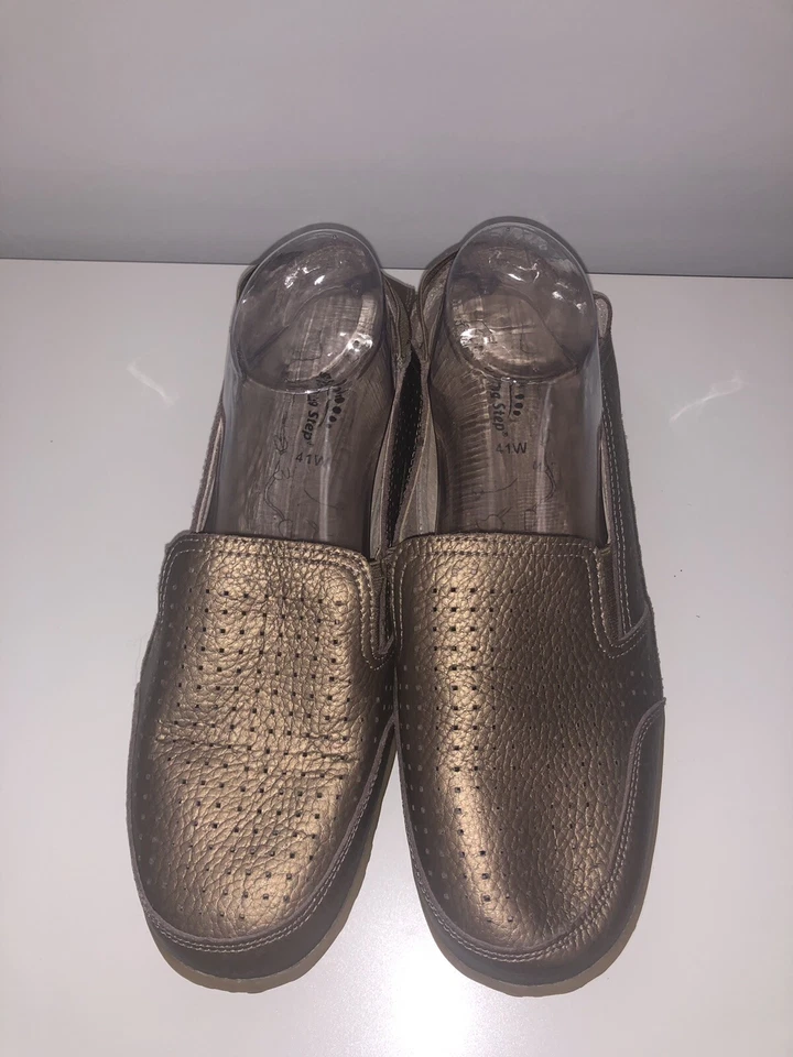 Spring Step Women’s Kathaleta Slip On Black Size US9.5-10 W EU41 Metallic Brown - Image 2 of 4