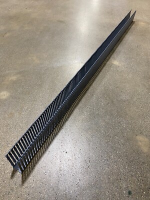 T&B TYD15x4RPG6 Round Hole Wiring Duct, Gray PVC 1.5''W x 4''H Sold in 6ft Lengths