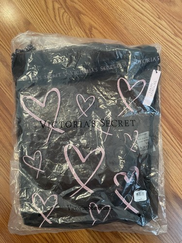Victoria's Secret PINK HERZEN NETZ DESSOUS KORDELZUG TASCHE NEU - Bild 2 von 2