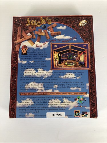 Jack's Attic PC MAC CD Adventure - Picture 2 of 4