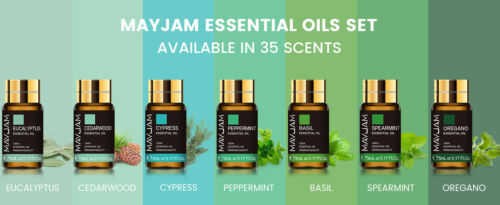 MAYJAM Ätherische Öle Set 35x 5ml Naturrein Aromatherapie Öl Duftöl für Diffuser - Bild 11 von 11
