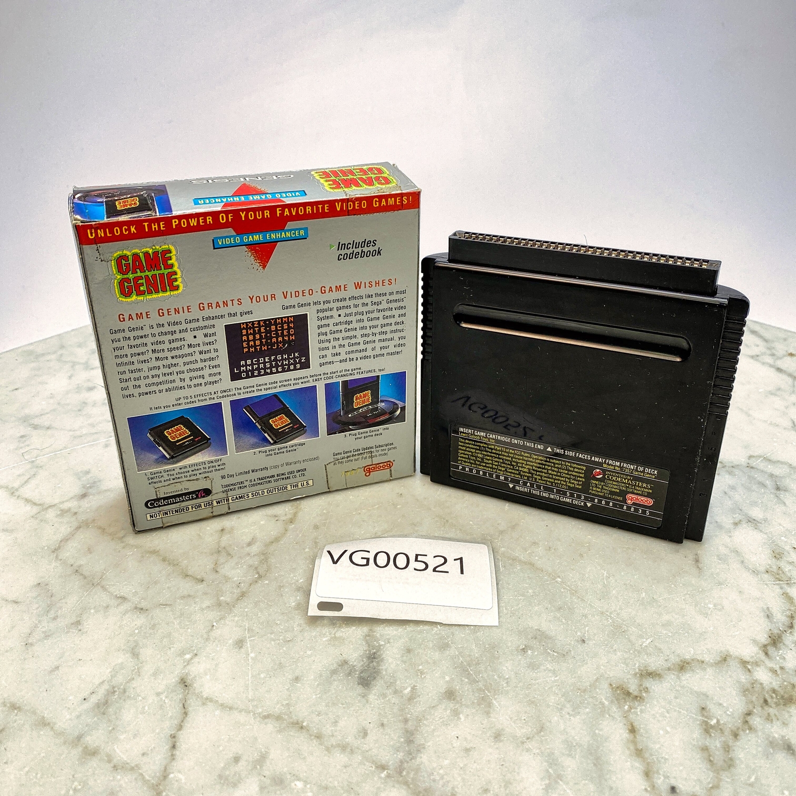 Game Genie With Original Case Sega Genesis Video Game Tested Cleaned | eBay