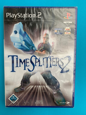 NEU FACTORY SEALED TIME SPLITTERS 2 SONY PLAYSTATION PS2 / Deutsche Version