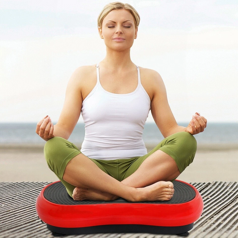 Placa plataforma vibratória corpo inteiro exercício fitness massageador máquina fina - Imagem 4 de 4