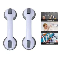2Pack Shower Grab Bar Showers Suction Bar Handle Bathroom Safety Grip Handle⭐