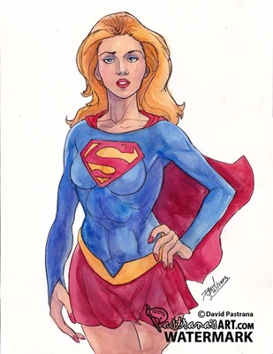 supergirl pinup