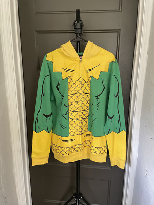 Loki Marvel Comics Zip-Up Hoodie   Size Large