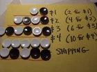2 for $1 Othello Game Parts Pieces  Replacement Black White DISCS DISK