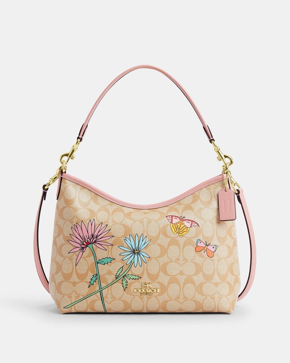COACH X Observed By Us Laurel Shoulder Bag In Signature COACH X Observed By Us Laurel Shoulder Bag In Signature