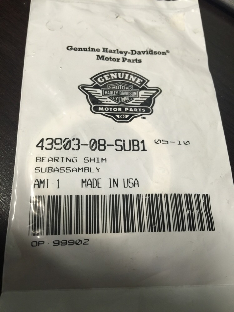 HARLEY DAVIDSON 4390308 WHEEL BEARING SHIM eBay