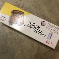 Xerox Yellow ColorStix Ink Phaser 8200 Printer 5 pack 016-2047-00 Tektronix NEW!
