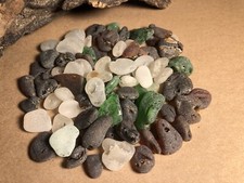 Genuine Atlantic Ocean Sea Glass 80 Bonfire Pieces 94