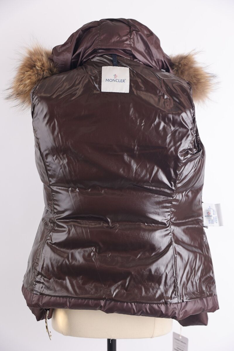 Moncler Belted Down Jacket w/ Fur Hood SZ 1/S Brown MINT | eBay Moncler Belted Down Jacket w/ Fur Hood SZ 1/S Brown MINT | eBay