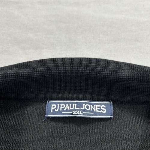 PJ Paul Jones Sweater Mens 2XL XXL Black Cardigan Knitted Button Up Rockabilly - Picture 7 of 9