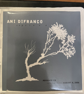 ANI DIFRANCO REPRIEVE ADVANCE PROMO CD  in a SLEEVE PACKAGE (see description)
