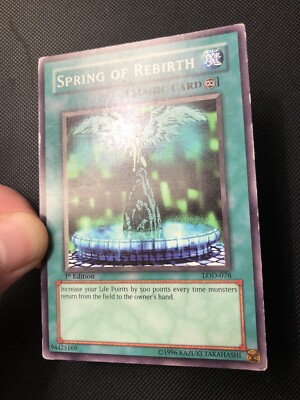 Spring of Rebirth - LOD-076 - Common - 1st Edition YuGiOh NA