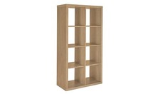 Squares Plus 8 Cube Storage Unit Dark Oak For Living Room Bedroom