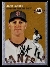 2023 Topps Chrome Platinum Jack Larsen Refractors Rookie #/499 Card