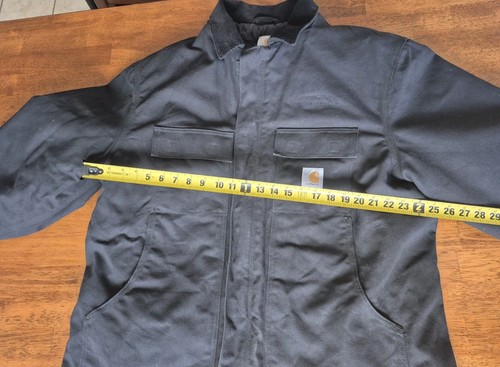 Herren Carhartt Mantel C003-BLK Regular Quilt gefüttert Thermo Coat XL schwarz - Bild 13 von 21
