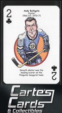 Andy Bathgate 2017 Hero Decks Pittsburgh Penguins Hockey Heroes Playing Cards 2C