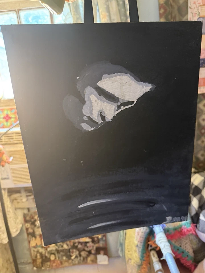 Painting Edward Twilight 11 X 14 Flat Canvas Acrylic Paint. Circa 2010 Original - Image 2 of 3