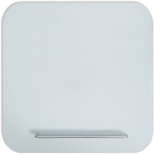 U Brands Magnetic White Glass Dry-Erase Board, 36" X 36" 4848u0001 