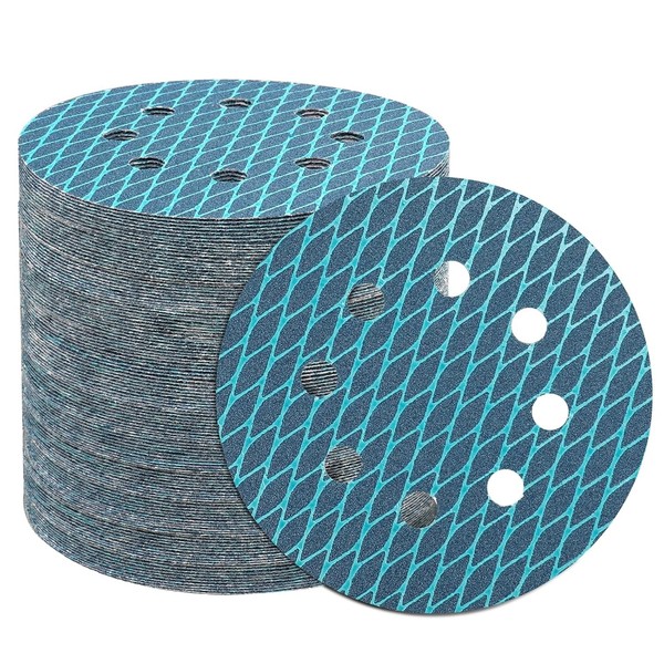 Schleifpapier 125Mm 120 KöRnung Rund FüR Exzenterschleifer Poliermaschine 100-image