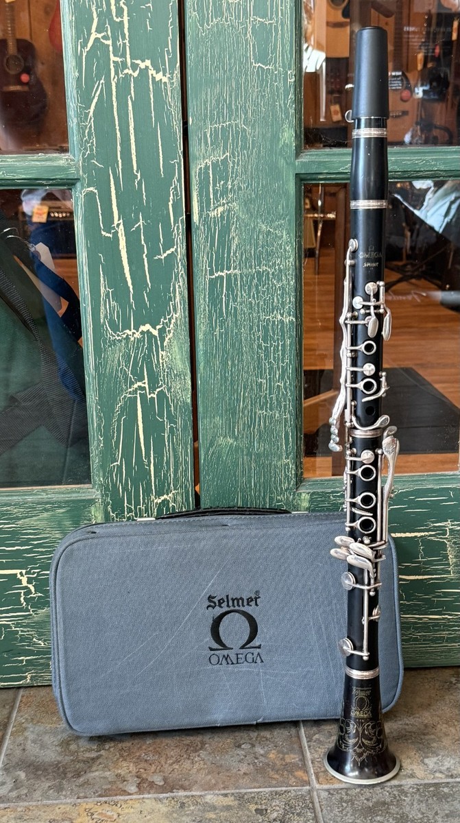 Vintage Selmer Omega Grenadilla Wood Clarinet w Silver Plated Keys