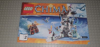 Nur Anleitung Heft 2!!! Ohne: LEGO Legends of Chima 70147 Sir Fangars Eisschloss