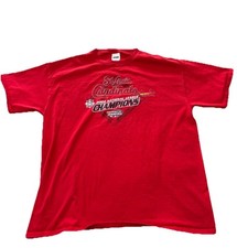 Vintage St. Louis Cardinals T-Shirt 2004 MLB National Champions CSA Tag Mens 2XL