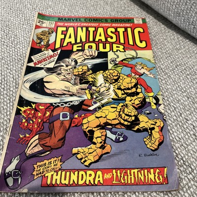 Fantastic Four Marvel Comics Group Thunder s And Lighting