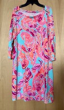 LILLY PULITZER Sophie Dress Love Birds UPF 50 Size Medium NWOT