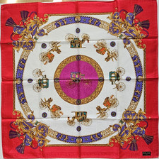 Vintage CELINE Ladies Shawl/Scarf Silk Baroqu...
