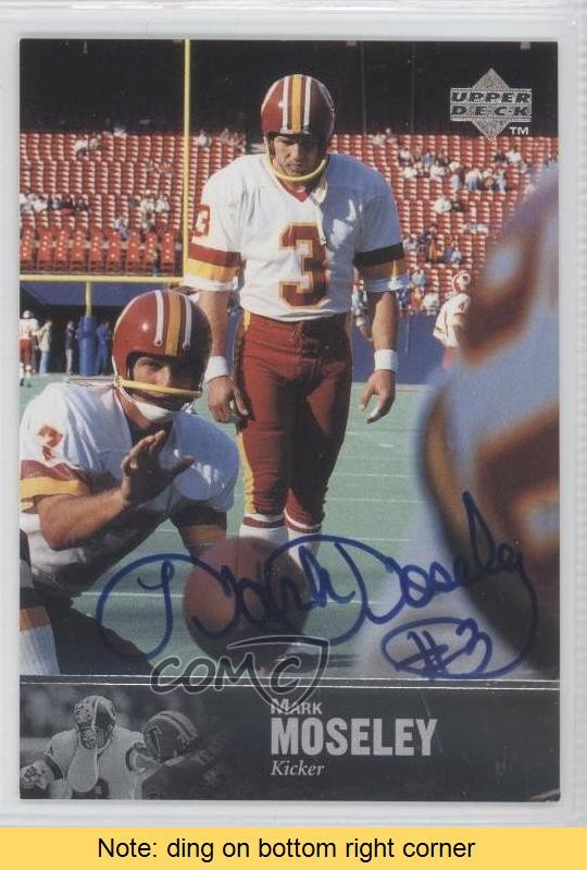 1997 Upper Deck NFL Legends Mark Moseley #AL-147 Auto READ d0u