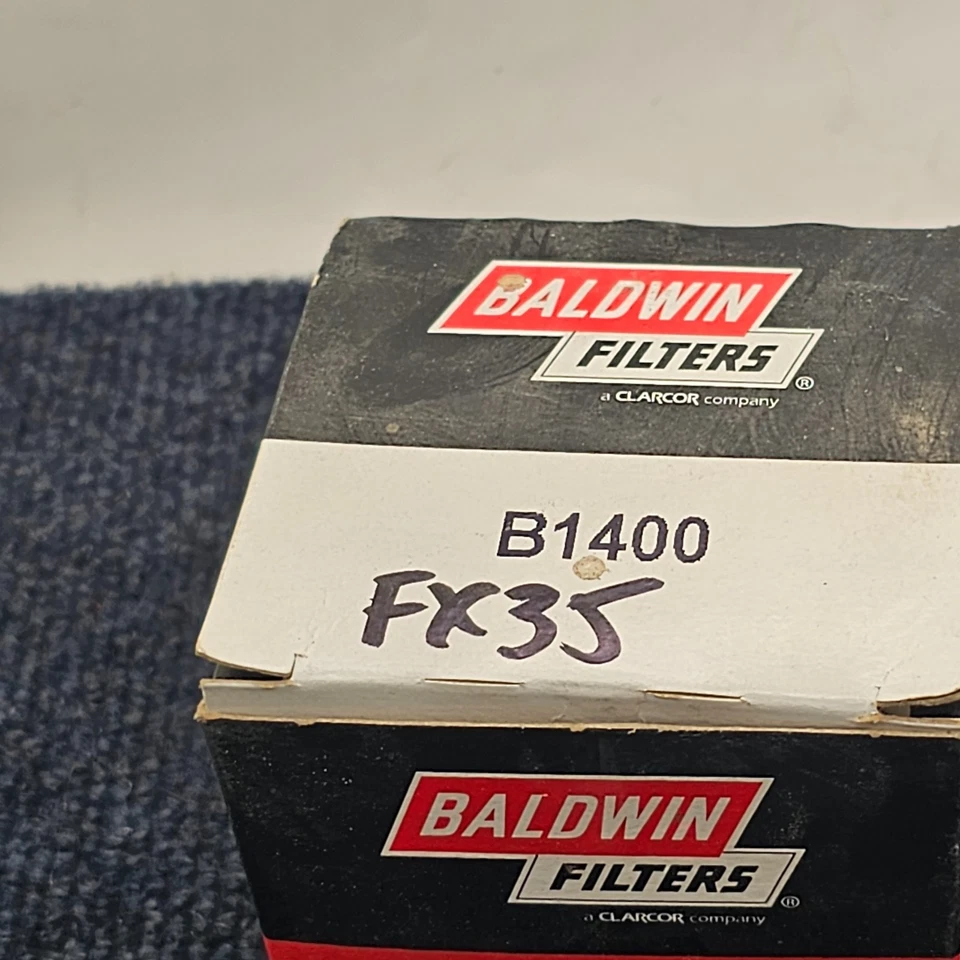 (CANTIDAD 2) Baldwin B1400: filtro lubricante giratorio para Mazda B6Y1-14-302, FEY0-14-302 Foto 2 de 4