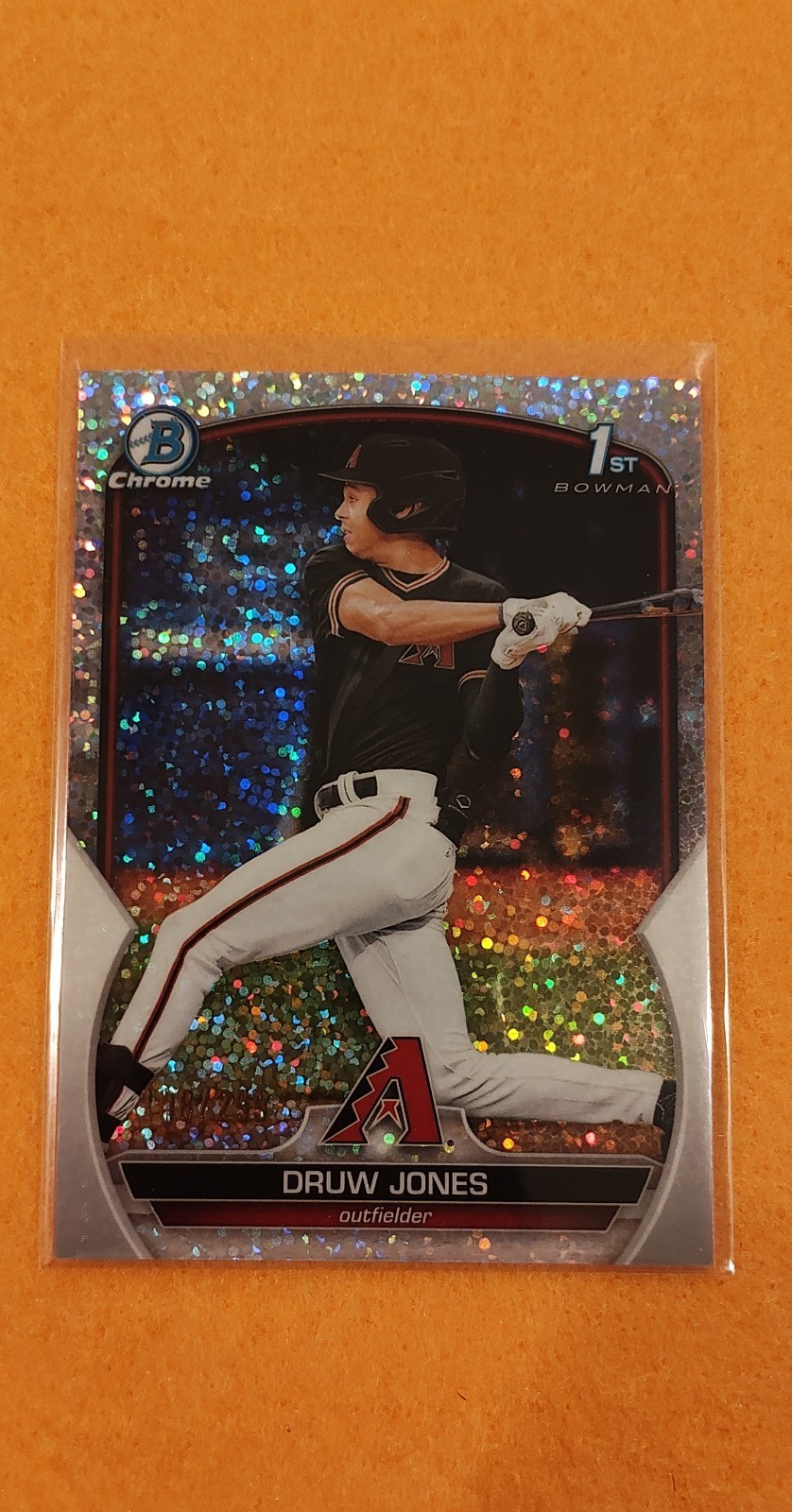 2023 Bowman - Chrome Prospects Druw Jones #BCP-25 Speckle Refractor /299 (RC)