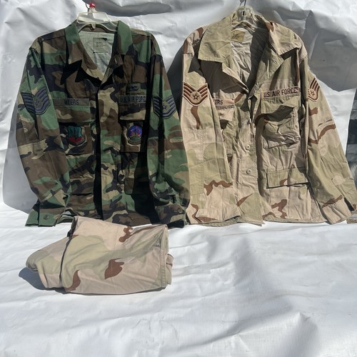 Official United States Military (Air Force) Combat Uniform- Badges/Patches- Camo