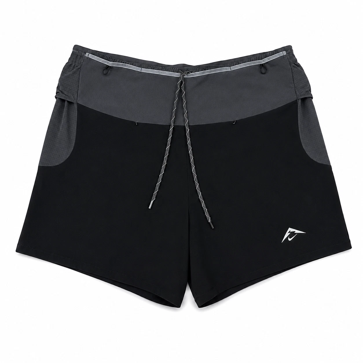 Nike Trail Second Sunrise Running Shorts Men’s M Black Zip Pocket Dri-FIT NWT