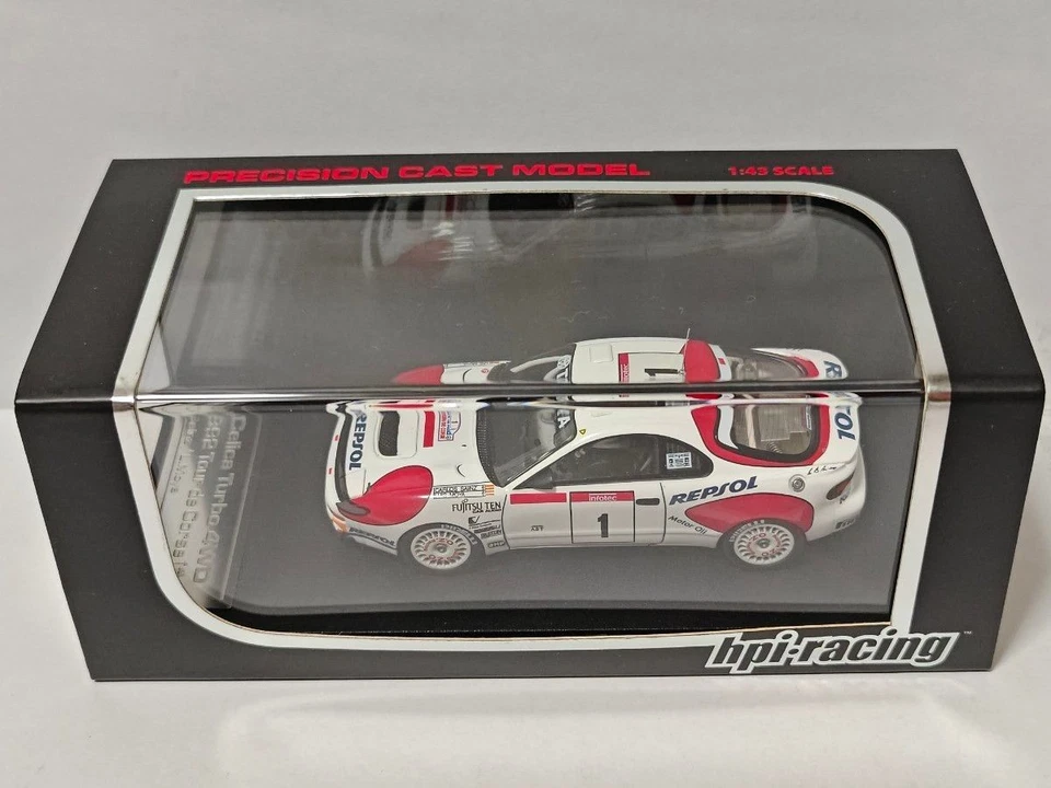 TOYOTA CELICA WRC #1 TOUR DE CORSE 1992 hpi-racing 1/43 - Image 2 of 4