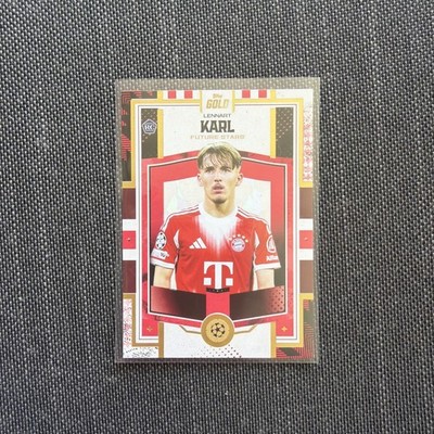Topps UCC Gold 25/26 Lennart Karl Cracked Ice Future Stars RC Rookie