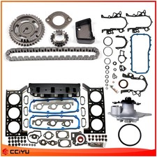 Full Gasket Set Water Pump Timing Chain Kit For 05 Chrysler Town & Country 3.3L