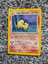 Light Ninetales Neo Destiny Regular Card 50/105 Uncommon