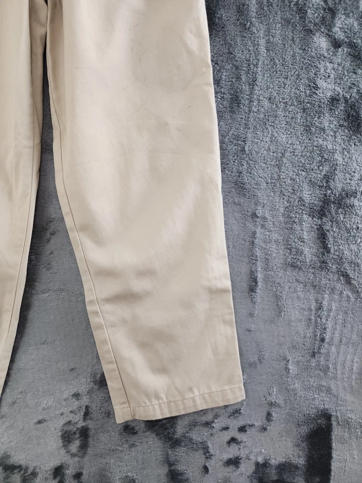 Pantalones Cherokee Caqui Tostado Claro Niños Talla 10 Calce Regular 100% Algodón Foto 2 de 4